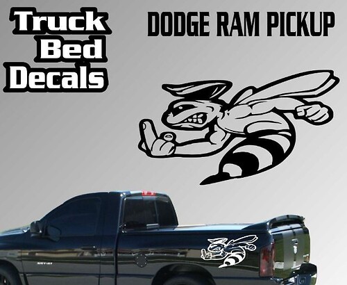 Autocollant en vinyle drôle Abeille de chevet pour Dodge Ram 1500