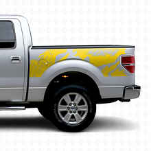 Autocollant latéral arrière en vinyle style tout-terrain 4x4 pour camion Musclecar 2010-2020_2