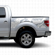 Autocollant latéral arrière en vinyle style tout-terrain 4x4 pour camion Musclecar 2010-2020_3