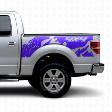 Autocollant latéral arrière en vinyle style tout-terrain 4x4 pour camion Musclecar 2010-2020_6