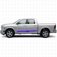 Autocollant en vinyle à bandes latérales style Hemi personnalisé pour Dodge Ram Rebel 1500 2009–2016_2