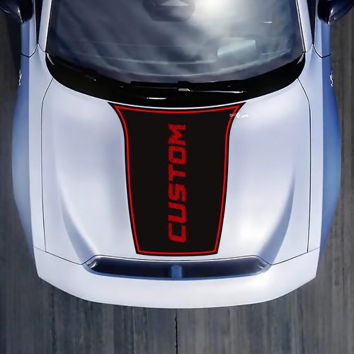 Autocollant vinyle personnalisé pour capot pour Dodge Charger électrique