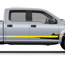 Autocollant graphique bande latérale performance texte personnalisé rétro pour Musclecar truck 3