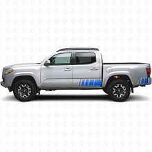 Kit d’autocollants vinyle bandes latérales style rétro pour Toyota Tacoma 2016_2