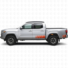 Kit d’autocollants vinyle bandes latérales style rétro pour Toyota Tacoma 2016_4