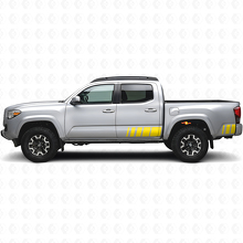 Kit d’autocollants vinyle bandes latérales style rétro pour Toyota Tacoma 2016_5