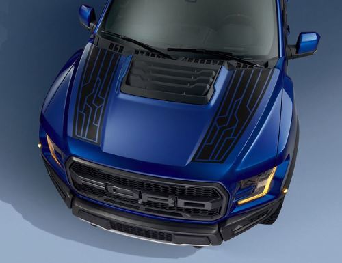 Ford F150 Raptor 2017 kit graphique de capot kit autocollant autocollant - 4