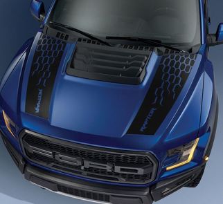 Ford F150 Raptor 2017 kit graphique capot kit autocollant autocollant - 3