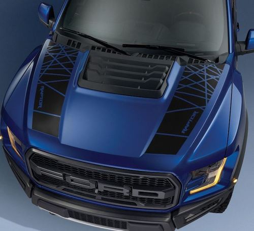 Ford F150 Raptor 2017 kit graphique de capot kit autocollant autocollant - 2