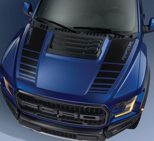 Ford F150 Raptor 2017 kit graphique de capot kit autocollant autocollant - 1