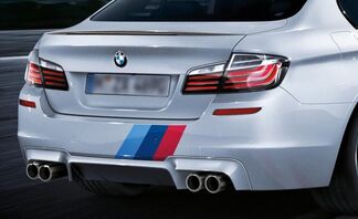 BMW M couleur rayures Rally coffre arrière Racing Motorsport vinyle autocollant autocollant
