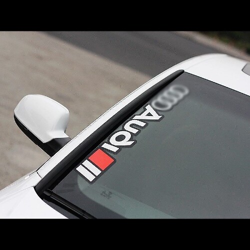 Bandeau de Pare-brise Audi Racing Autocollant Vinyle pour Audi