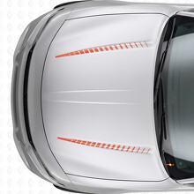 Autocollant vinyle capot à bandes stroboscopiques doubles pour Dodge Charger 2015-2026_4