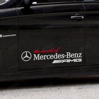 2 autocollants Mercedes Benz Motorsport Autocollant VOITURE AMG C63 E63 SLK  SL6