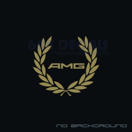 Autocollant en vinyle universel AMG Racing Wreath pour Mercedes-Benz Classe C