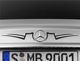 Autocollant de tatouage en vinyle, ensemble d'autocollants pour voitures Mercedes Benz suv CLA 250 CL45
