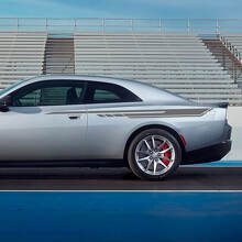 Stripes de décalcomanie du panneau latéral pour Dodge Charger Electric
 2