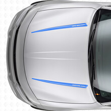 Autocollant vinyle capot bandes personnalisées doubles pour Dodge Charger 2015-2026_2