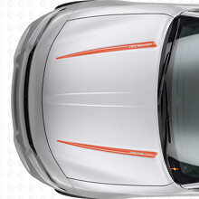 Autocollant vinyle capot bandes personnalisées doubles pour Dodge Charger 2015-2026_4