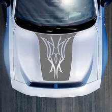 Hood Tribal Decal Sticker for Dodge Charger Electric
 2