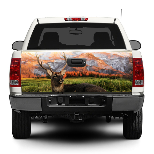 Cerf Animal Nature Tailgate Decal Sticker Wrap Pick-up Truck SUV Car