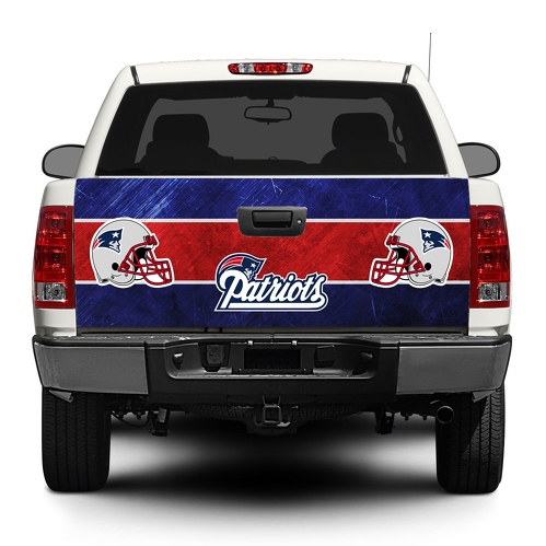 New England Patriots Football Tailgate Sticker Wrap Pick-up Truck SUV Car