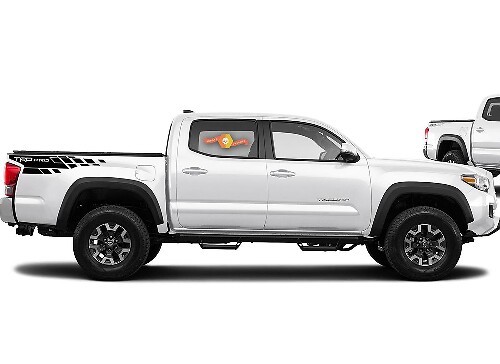 Toyota Tacoma TRD autocollant graphique de lit latéral modèle 2