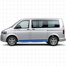 Kit d'autocollants vinyle bande latérale de marque pour Volkswagen T5 Multivan_2