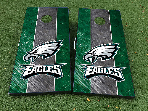 Autocollant bande de jeu de cornhole de football Philadelphia Eagles VINYLE AVEC LAMINATION