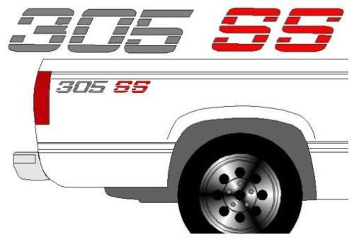 Décalcomanies de chevet Chevrolet Chevy Truck 305 Ss avec choix de couleurs