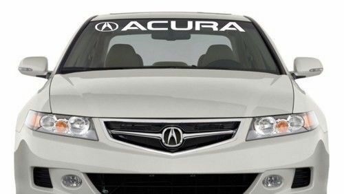 Lettrage Logo Bandeau Pare-brise Autocollant Vinyle Pour Acura
