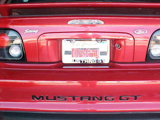 94-98 Mustang Gt V6 Lettre insère des décalcomanies pare-chocs lettres autocollants sous licence Ford