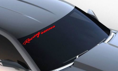 Pare-brise Racing édition Vinyl Decal autocollant de voiture de sport logo s'adapte CAMARO RED