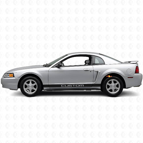 Kit de décalcomanies en vinyle pour bas de caisse personnalisé pour Musclecar Mustang 1994-2004_1