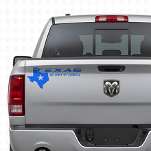 Édition Texas avec logo carte Autocollant vinyle pour hayon de camion_2