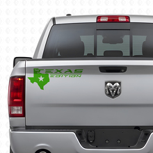 Édition Texas avec logo carte Autocollant vinyle pour hayon de camion_3