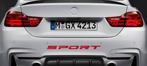 Sport vinyle autocollant autocollant sport voiture course voiture pare-chocs autocollant emblème logo rouge