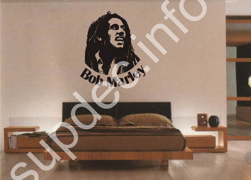 Sticker mural Bob Marley