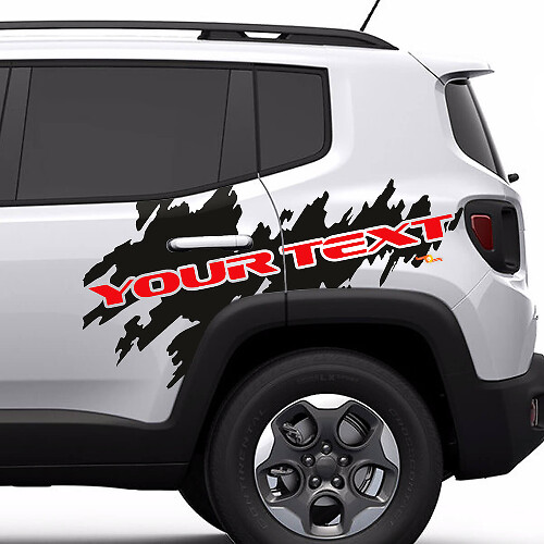 Autocollant en vinyle avec lettrage Splash pour Jeep Renegade Cherokee