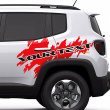 Autocollant en vinyle avec lettrage Splash pour Jeep Renegade Cherokee_3
