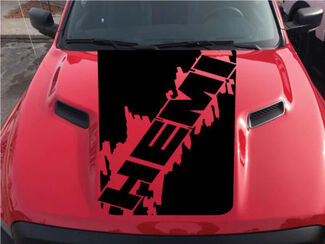 Dodge Ram Hemi Rebel capot Logo camion vinyle autocollant graphique Splash SUV