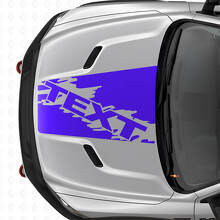 Déco Vinyle Bande Capot Style Éclaboussure Personnalisée pour Dodge Ram SUV_2
