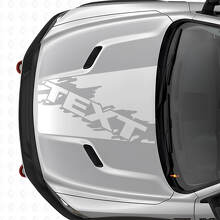 Déco Vinyle Bande Capot Style Éclaboussure Personnalisée pour Dodge Ram SUV_5