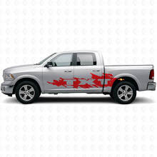 Kit de décalcomanies latérales en vinyle avec lettrage style éclaboussures de boue pour Dodge Ram_4