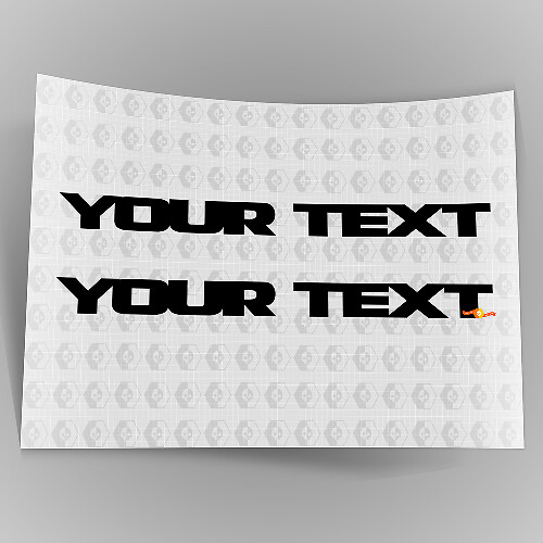 Autocollants Vinyle Lettrage Garde-boue pour Jeep Wrangler