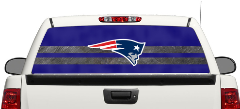 New England Patriots Football Autocollant de vitre arrière Pick-up Truck SUV Car 3