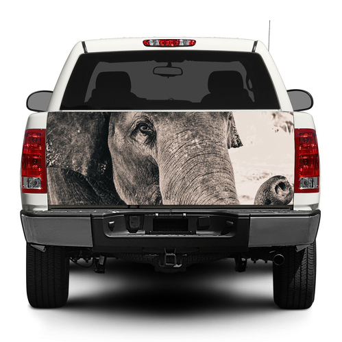 Éléphant animal sauvage Afrique autocollant autocollant Wrap Pick-up camion SUV voiture