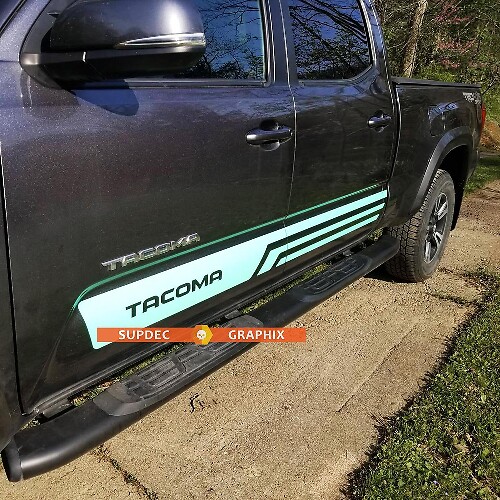 2x TRD Angel Decal Sticker Graphic Side Bed Stripe Body Kit Pour Toyota Tacoma Racing