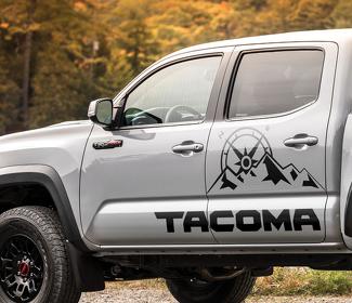 Autocollant de bande latérale Toyota Tacoma TRD Sport Mountains Expedition Graphics