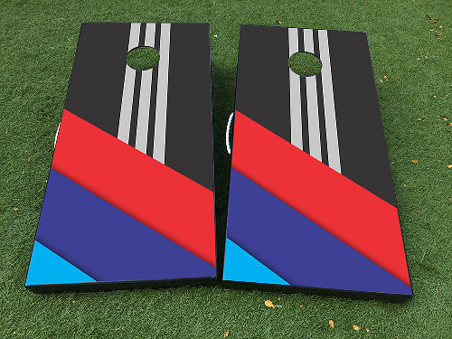 Autocollant d'Enveloppe pour Planche de Cornhole Style BMW M Power Performance